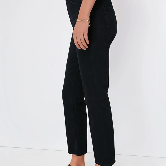 MOTHER high waisted Rider ankle jean - Not Guilty (distressed black) - sz 29 - Picture 3 of 12